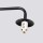 Wandlampe VANZ 1 schwarz