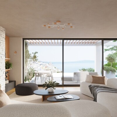 Kronleuchter SORC 4 weiß