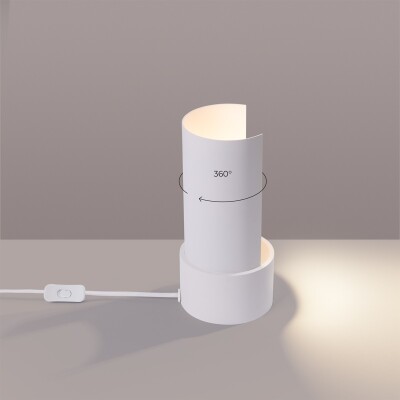 Tischlampe MELO weiß