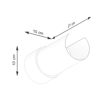 Wandlampe MELO weiß