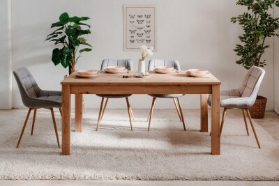 Ausziehbarer Esstisch Oslo 50 in Artisan Oak 160-215 cm