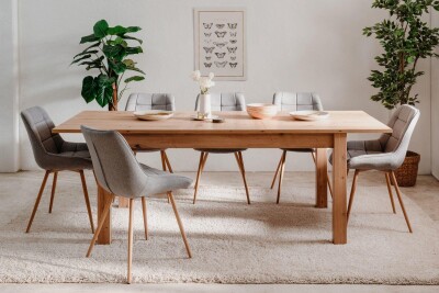 Ausziehbarer Esstisch Oslo 50 in Artisan Oak 160-215 cm