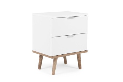 Nachttisch Helsinki 60 - Matt-Weiß