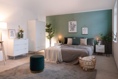 Nachttisch Helsinki 60 - Matt-Weiß