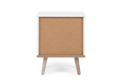 Nachttisch Helsinki 60 - Matt-Weiß