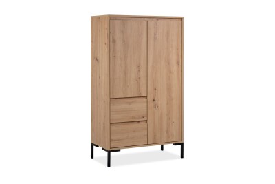 Highboard Genf 53A - Griffloses Design in Artisan Eiche