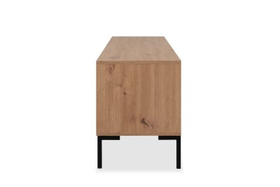 TV-Board Genf 56A - Griffloses Design in Artisan Eiche