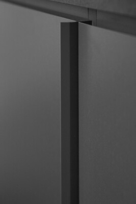 Kommode Gent 01A in Schiefer dunkel / anthrazit