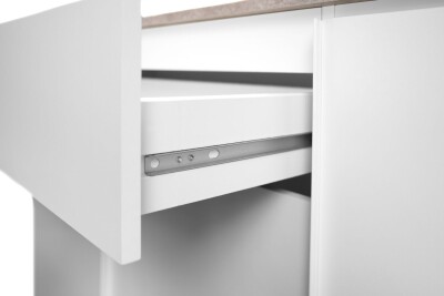 Sideboard Gent 51A in Sandstein / weiß