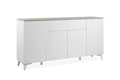 Sideboard Gent 51A in Sandstein / weiß