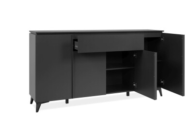 Sideboard Gent 51A in Schiefer dunkel / anthrazit