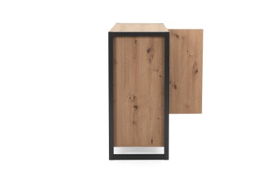 Kommode Portland 1 in Artisan Oak - Griffleiste mit Schrägkante