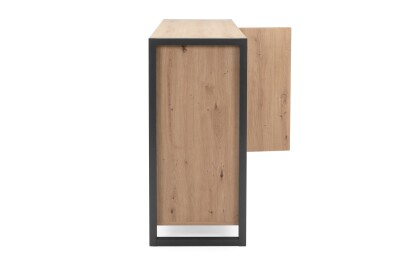 Kommode Portland 2 in Artisan Oak - Griffleiste mit Schrägkante