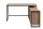 Schreibtisch Portland 37A in Artisan Oak / anthrazit - Eckschreibtisch