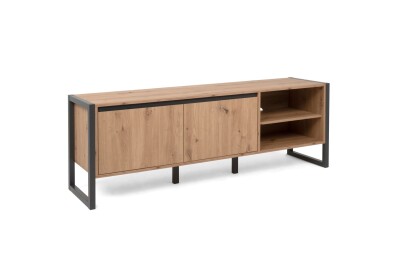 TV-Board Portland 54 in Artisan Oak - Griffleiste mit...
