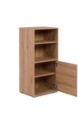 Regal Stockholm 20C in Artisan Oak - mit 2 Fächern und 1 Tür