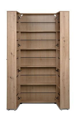 Schuhschrank Madrid 02A Artisan Oak - Platz für bis zu 30 Paar Schuhe