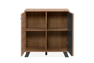 Kommode Jakarta 01D in Artisan Oak / Anthrazit