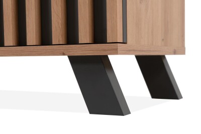 Highboard Jakarta 53A in Artisan Eiche / anthrazit