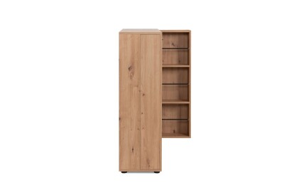 Schuhschrank Osaka 02A in Dekor Artisan Oak - bis zu 24 Paar Schuhe