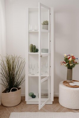Vitrine Arden 52A  weiß
