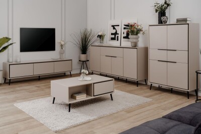 Kommode Aurora 01B  sand / greige