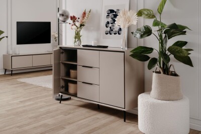 Kommode Aurora 01B  sand / greige