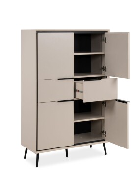 Highboard Aurora 53A  sand / greige