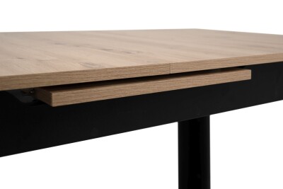 Esstisch Ausziehbar Bromley 80B Dekor Artisan Oak / schwarz