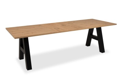 Esstisch Ausziehbar Grazia 80A Dekor Artisan Oak / schwarz