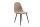 Stuhl 4er Set Ayla 70A  Cord braun / schwarz