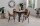 Stuhl 4er Set Ayla 70A  Cord braun / schwarz