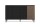 Sideboard Milan 51C  schwarz / Dekor Artisan Oak