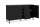 Sideboard Milan 51C  schwarz / Dekor Artisan Oak