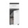 Breeze Standschrank  B/H/T 35x79x31 in Rauchsilber