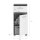 Breeze Standschrank  B/H/T 35x79x31 in Rauchsilber