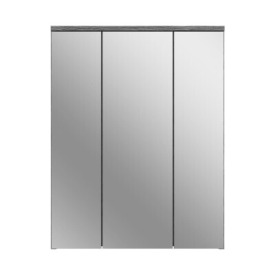 Breeze Badkombination  B/H/T 64x191x34 in Rauchsilber
