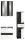Breeze Badkombination  B/H/T 110x191x34 in Rauchsilber