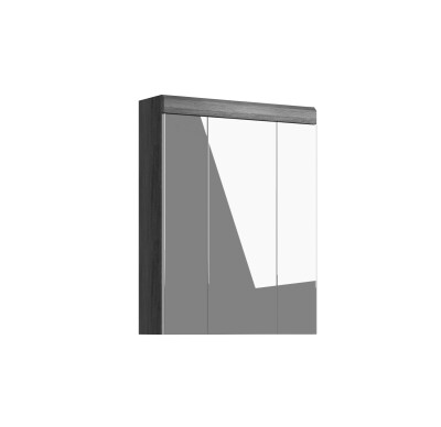 Vista Spiegelschrank   B/H/T 60x79x18 in Rauchsilber