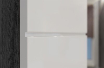 Vista Badkombination  B/H/T 60x191x34 in Rauchsilber