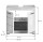Samba Waschbeckenunterschrank  B/H/T 60x56x34 in Sonoma Eiche hell