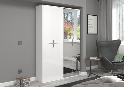 Vision X Garderobenkombination  B/H/T 60x193x34 in weiß
