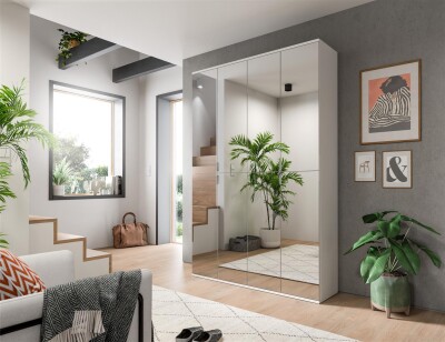 Vision X Spiegelschrank  B/H/T 30x193x34 in weiß