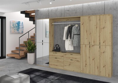 Vision X Hochschrank  B/H/T 61x193x34 in Artisan Eiche