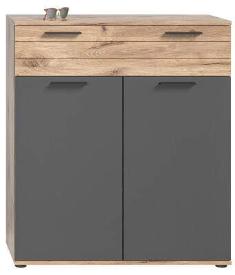 Forge Garderobenkombination  B/H/T 195x200x37 in Nox Oak