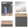 Forge Garderobenkombination  B/H/T 195x200x37 in Nox Oak
