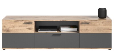 Forge Wohnkombination  B/H/T 338x200x47 in Nox Oak