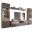 Forge Wohnkombination  B/H/T 338x200x47 in Nox Oak