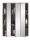 Forge Spiegelschrank   B/H/T 60x77x18 in Nox Oak