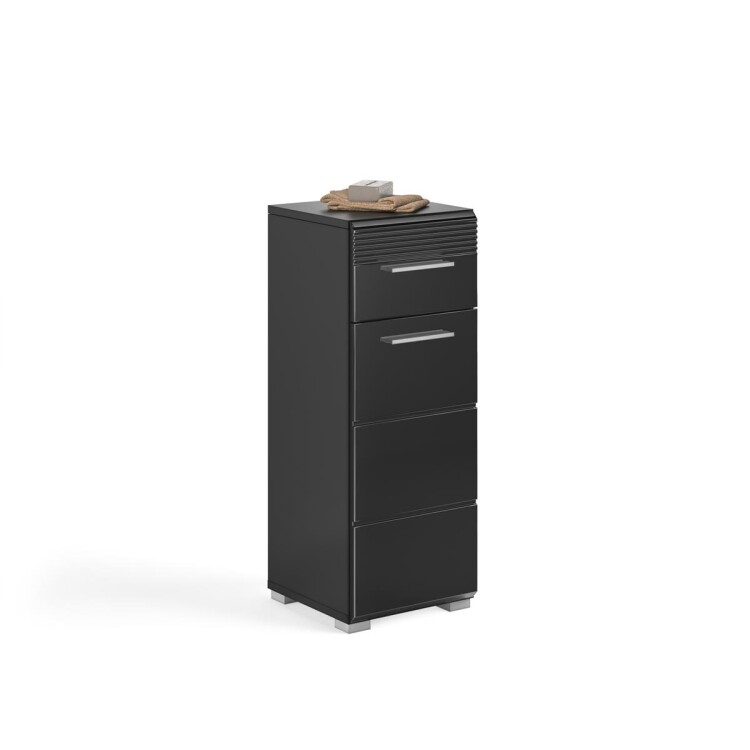 Luca Standschrank  B/H/T 30x80x31 in schwarz